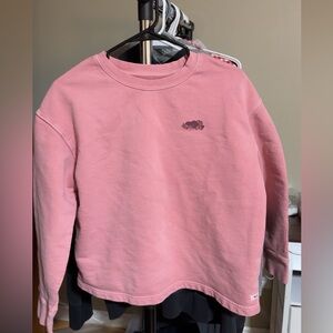 Women’s Pink Roots Oversized Fit Organic Cotton Sweatshirt
